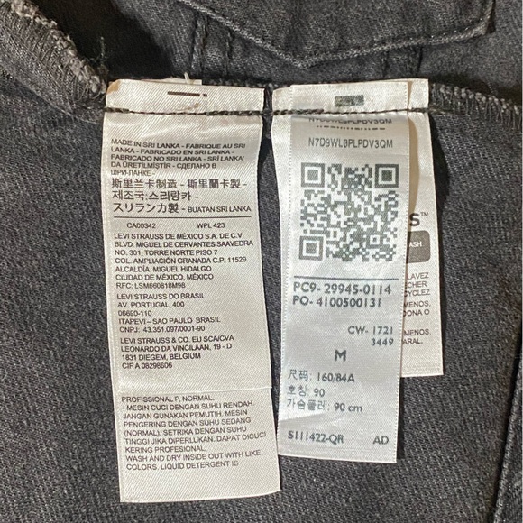 MTv Upstyled LEVIs Denim Jacket with Embroidery Accented Patch - One of A Kind - Picture 16 of 17